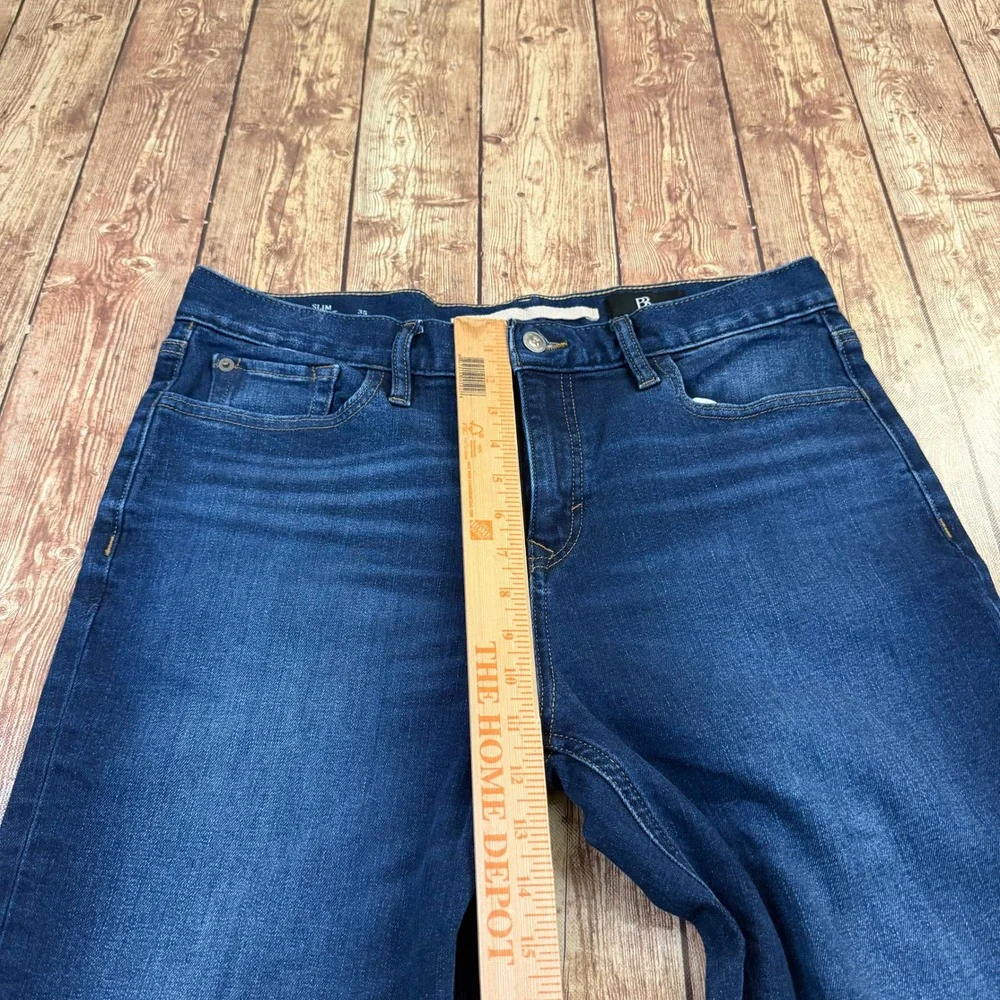 Banana Republic Slim Jeans Mens 35 x 32 Blue Stretch Denim Pants Casual